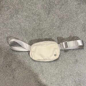 Lululemon Cream Belt Bag